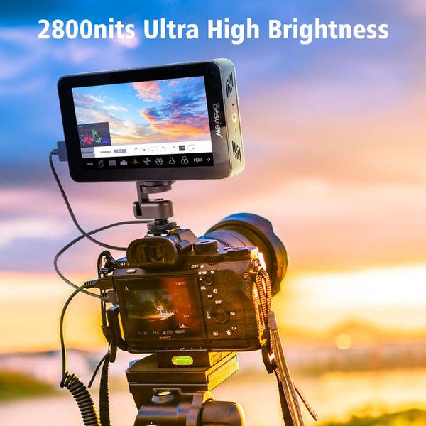 Desview R6 Camera Field Monitor, 5.5 inch 2800nits Ultra High Brightne