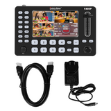 Desview FA80P Video Mixer Switcher Multi Camera Video Mixer Switcher with USB2.0 Recording PTZ Controller Chroma Key 4 4K HDMI