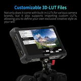 Desview R7SIII 7 inch Camera Field Monitor 2800nits UHB Touch Screen Full HD IPS Shortcut Function Key 4K HDMI with 3G-SDI Input/Loopout 3D Lut Waveform VectorScope Histogram False Color Peaking Focus Full Feature Camera Monitor