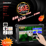 Desview R7SIII 7 inch Camera Field Monitor 2800nits UHB with 3G-SDI Input/Loopout Touch Screen Full HD IPS Shortcut Function Key 4K HDMI 3D Lut Waveform VectorScope Histogram False Color Peaking Focus Full Feature Camera Monitor