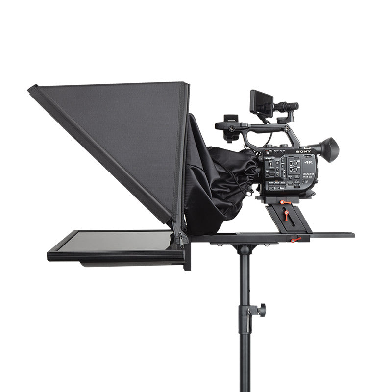 Desview T15 / T17 / T22 teleprompter 15/17/21.5 Inch Professional Teleprompter with Aluminum Case for Studio and Live Streaming Webcasters and Youtubers